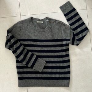 Vince cashmere sweater with button detail S
